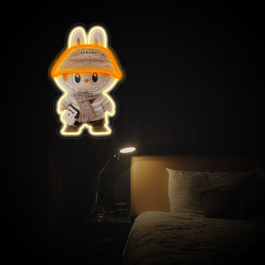 Labubu Lights Up the Winter – Cozy LED Neon Sign for Every Fan