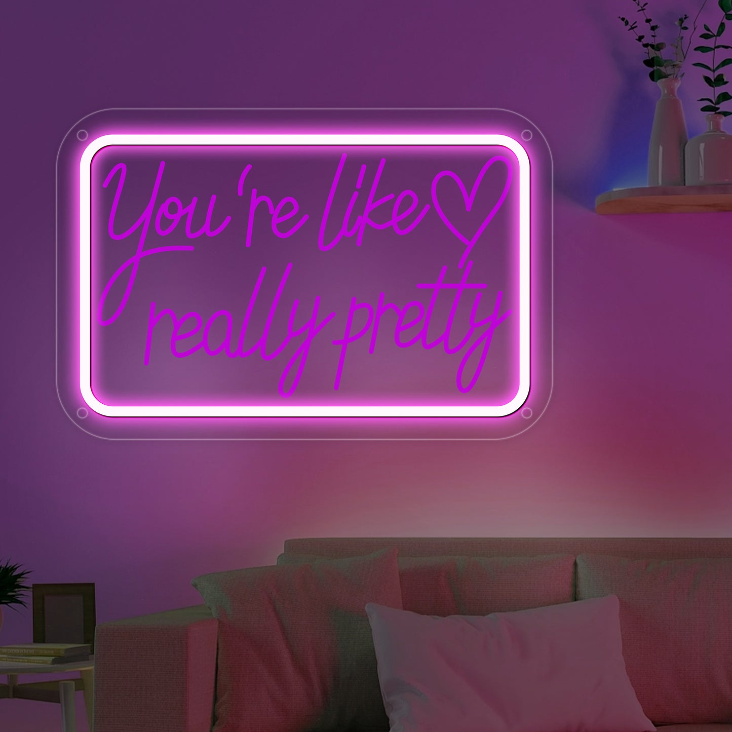 You are like really pretty Neon sign,1st Birthday Neon Light with USB Interefece,One Led Light for Birthday Party,Gifts,Baby Decor,Wedding - Deen neon