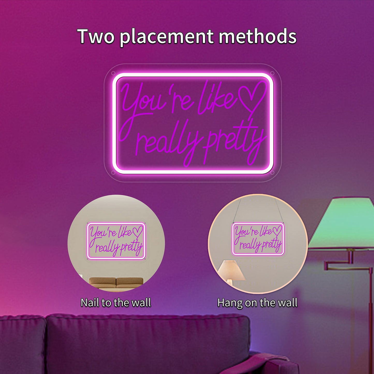 You are like really pretty Neon sign,1st Birthday Neon Light with USB Interefece,One Led Light for Birthday Party,Gifts,Baby Decor,Wedding - Deen neon