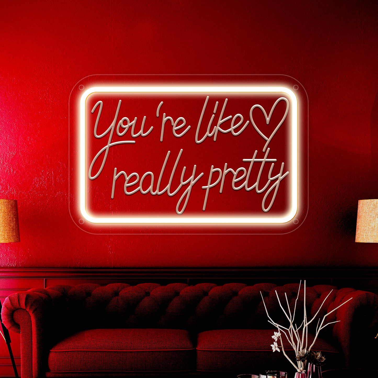 You are like really pretty Neon sign,1st Birthday Neon Light with USB Interefece,One Led Light for Birthday Party,Gifts,Baby Decor,Wedding - Deen neon