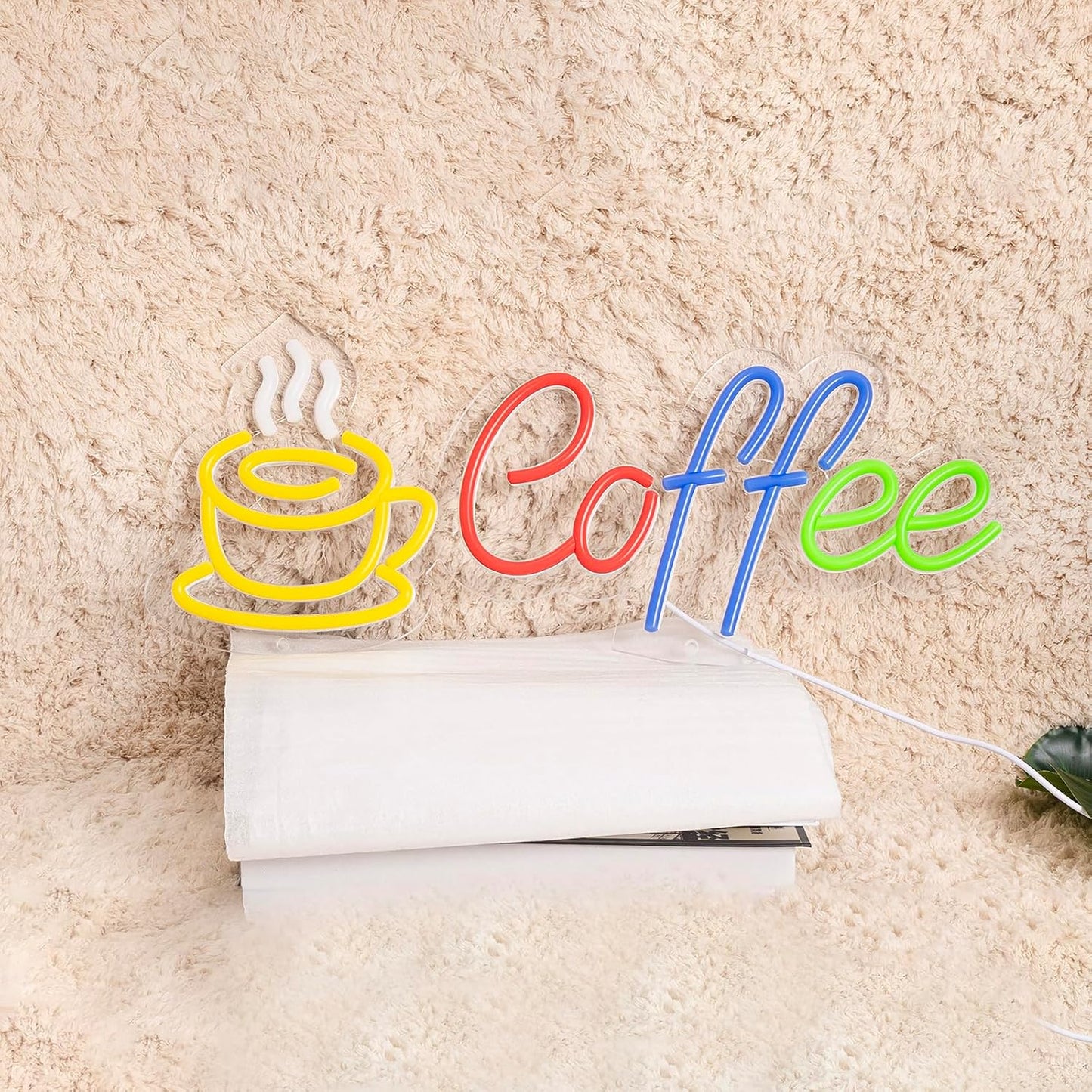 Neon Signs for Wall Decor, Coffee-1LIGHT Neon Lights for Wall Led Business Signs Suitable for Man Cave Bar Pub Restaurant Christmas Gift Art, 17.5 * 21In - Deen neon