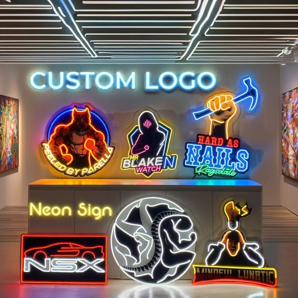 【Customized products,contact us】Manufacturer of UV printed neon sign customizations, no minimum order quantity. Delivery of LED signs for customization. Customized signs for neon advertising business. Signboards. - Deen neon