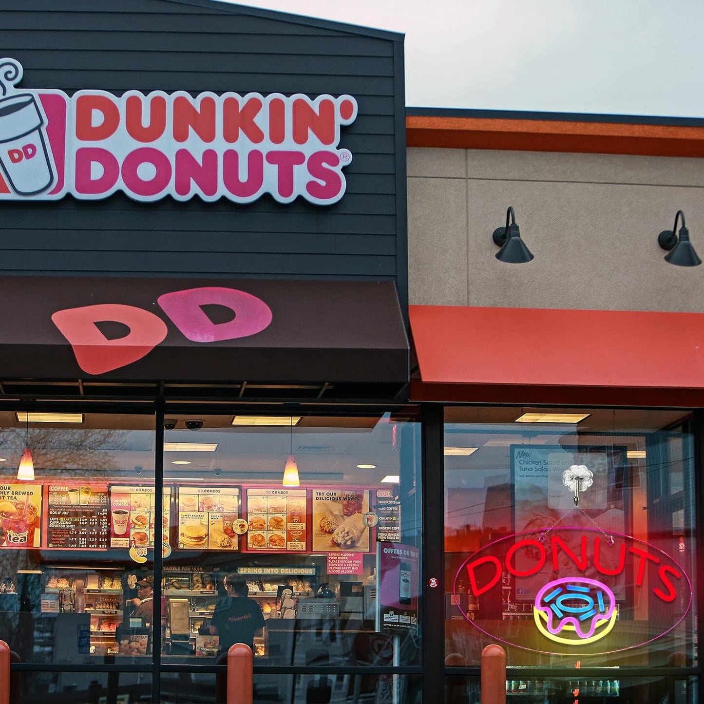 Donuts Neon Sign โ LED Light for Kitchen, Bakery & Dessert Shop Decor - Deen neon