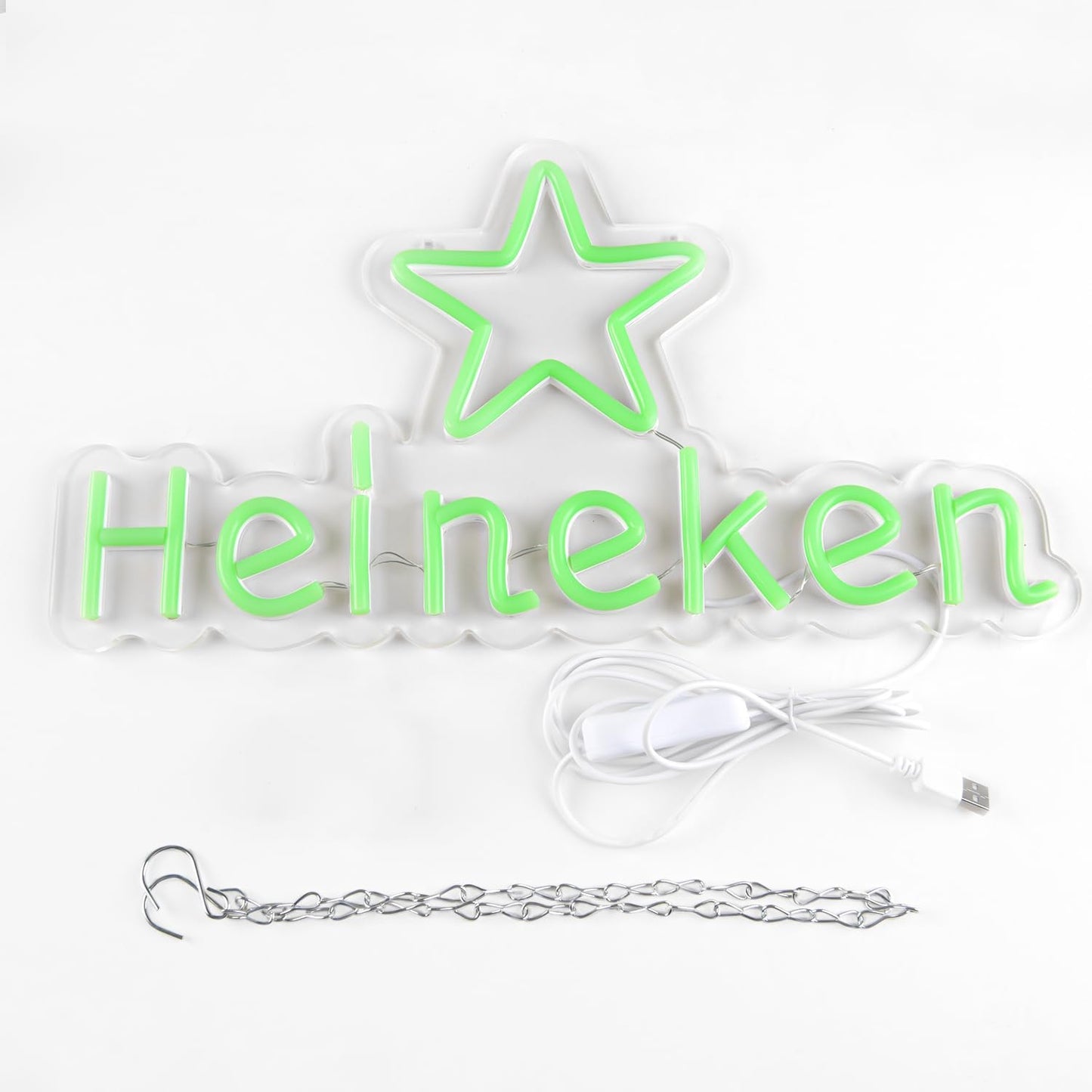 Green Beer Neon Sign – LED Bar Light for Home, Pub & Party Décor - Deen neon