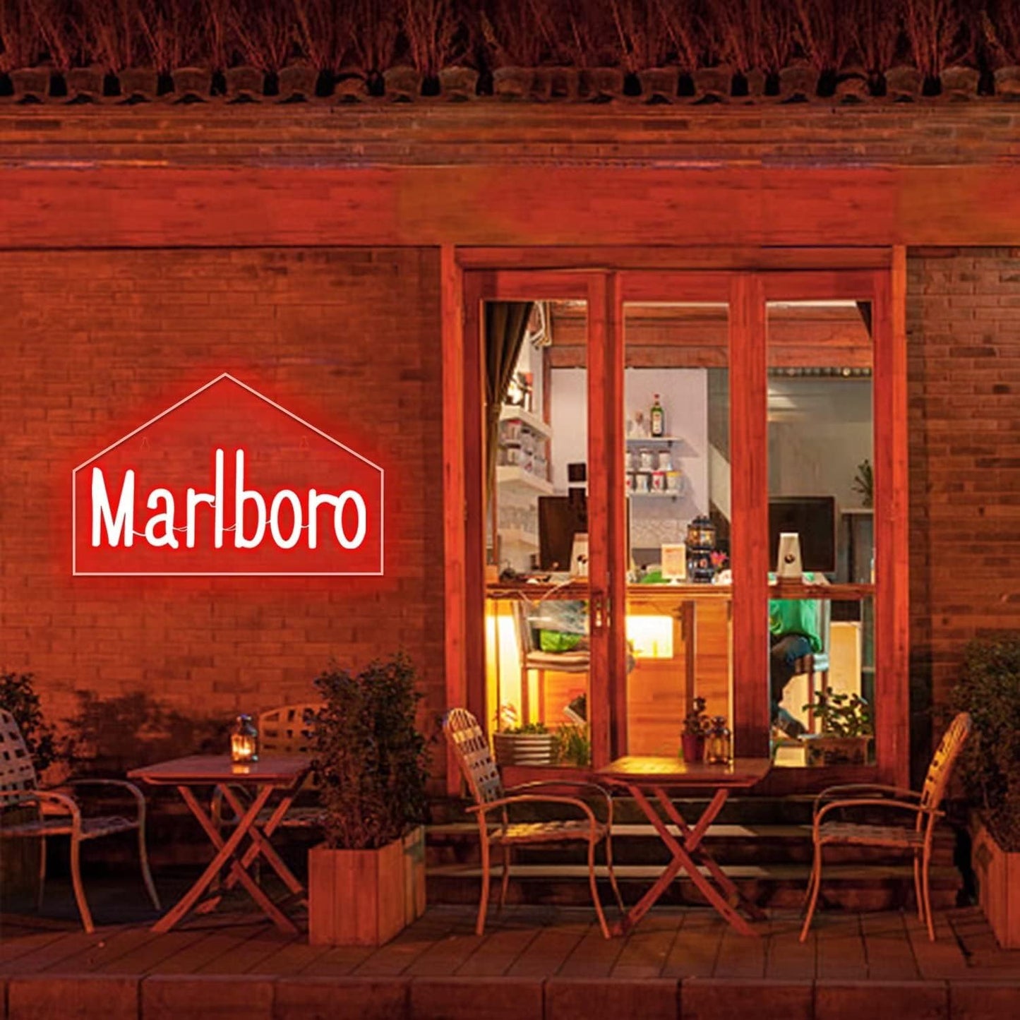 Marlbolo Glowing Neon Sign – Custom Neon Wall Art for Home or Business Decor - Deen neon