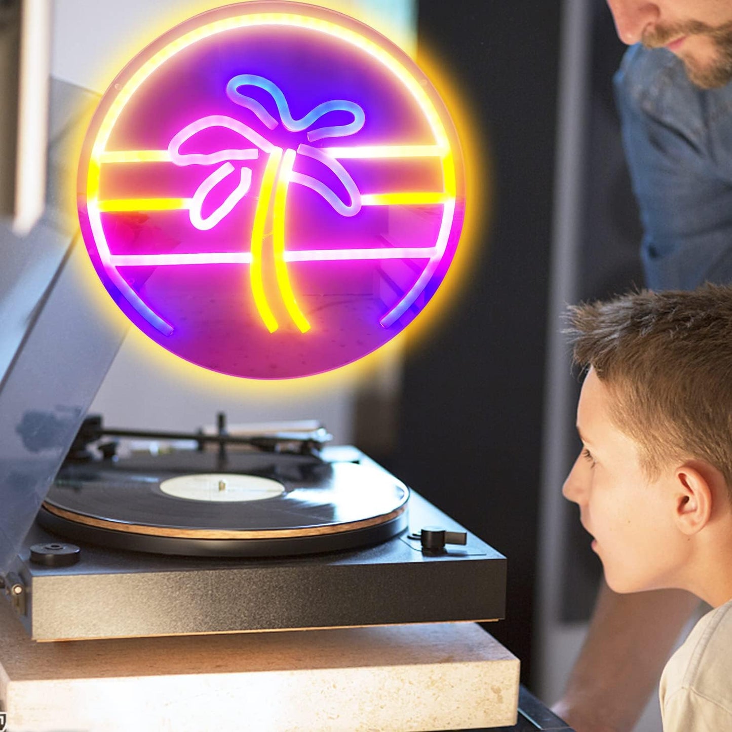 Palm Tree Neon Sign - Tropical LED Wall Light for Beach Vibes, Bars & Home Decor - Deen neon