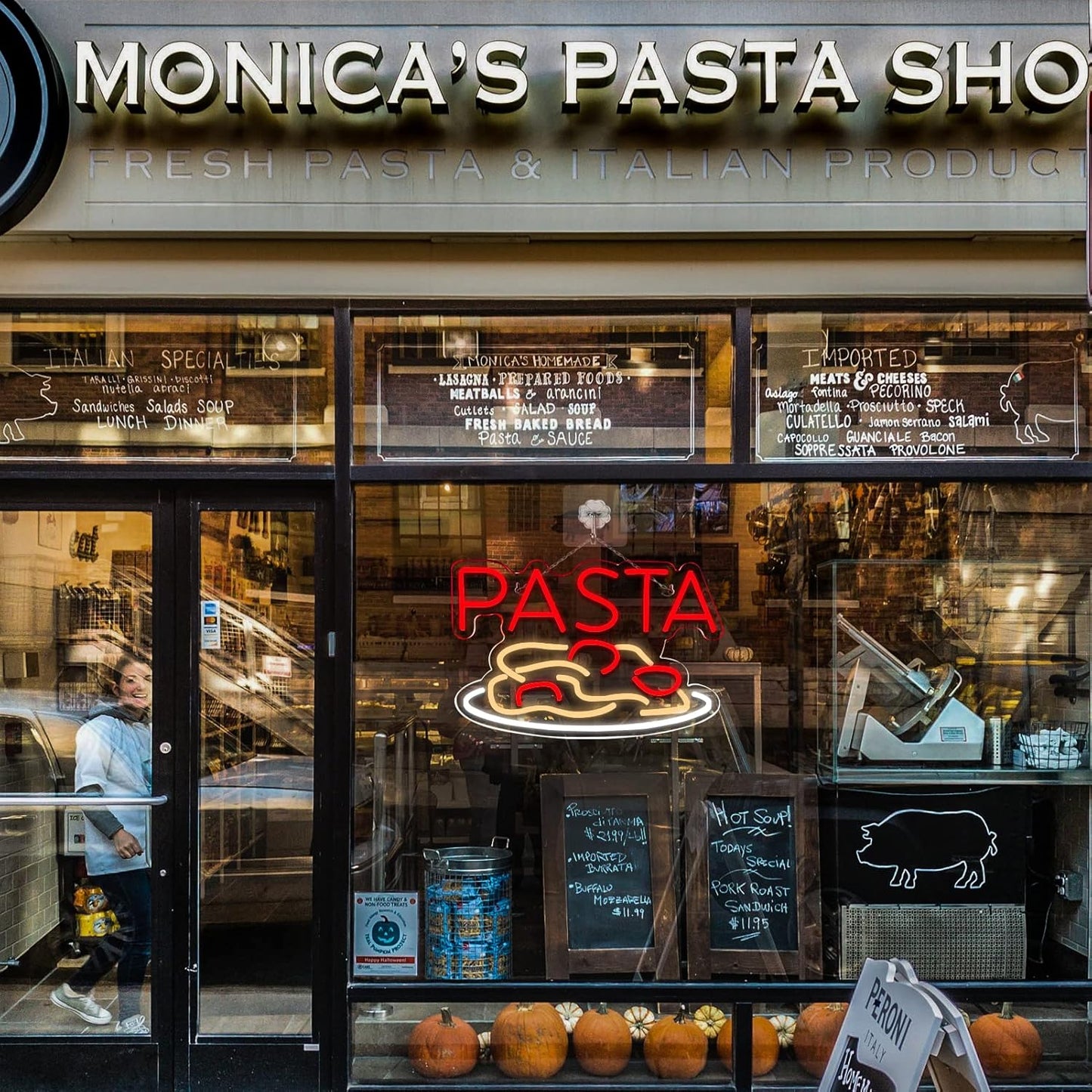 PASTA Neon Sign - LED Wall Light for Italian Restaurant & Kitchen Decor
