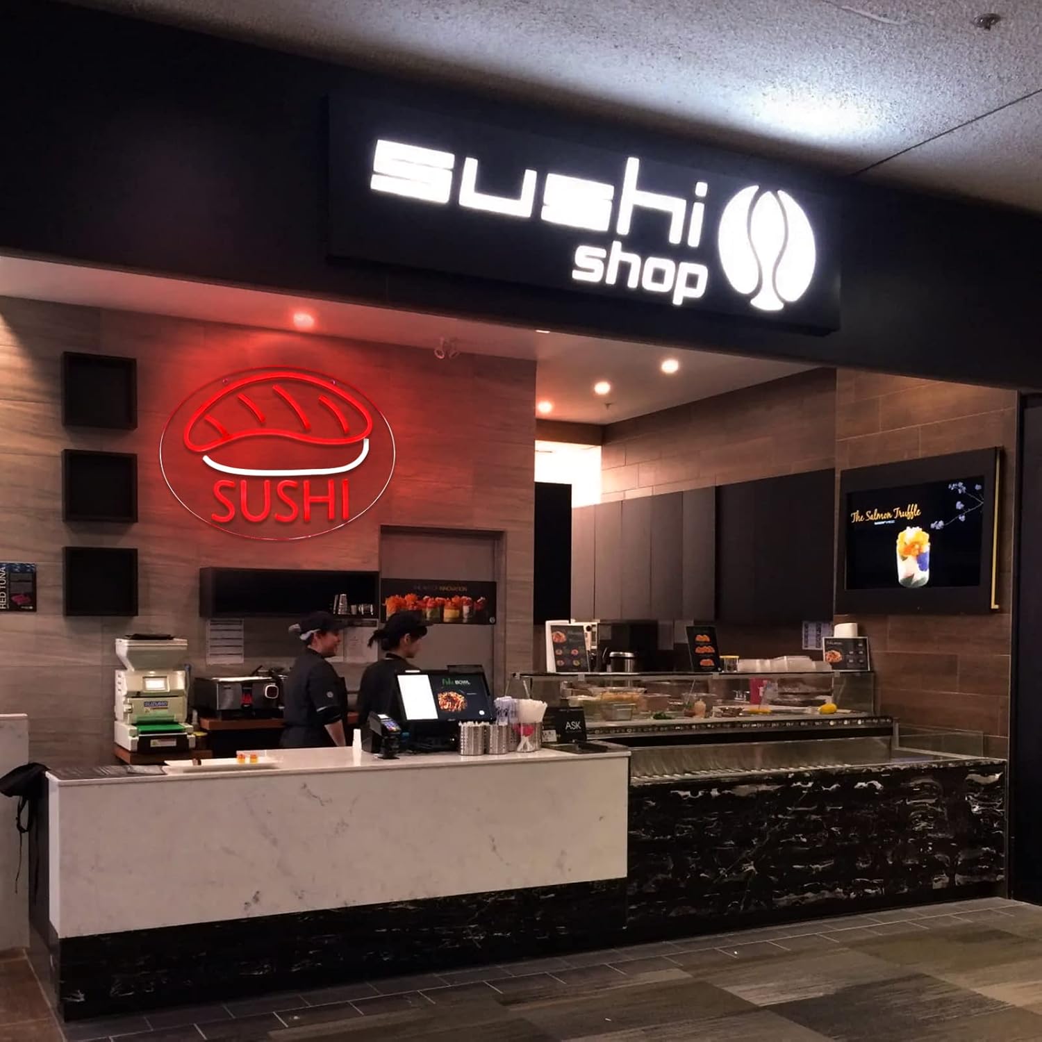Sushi Neon Sign – LED Light for Kitchen, Restaurant & Foodie Decor - Deen neon