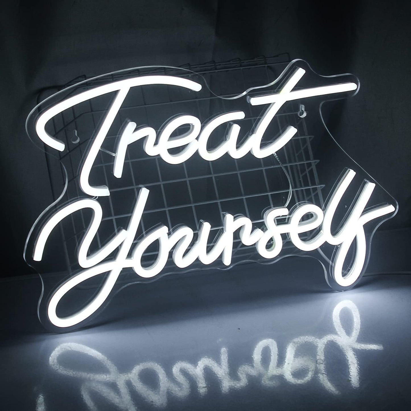 Treat Yourself" Neon Sign – LED Wall Light for Self-Care, Bedroom & Beauty Spaces - Deen neon