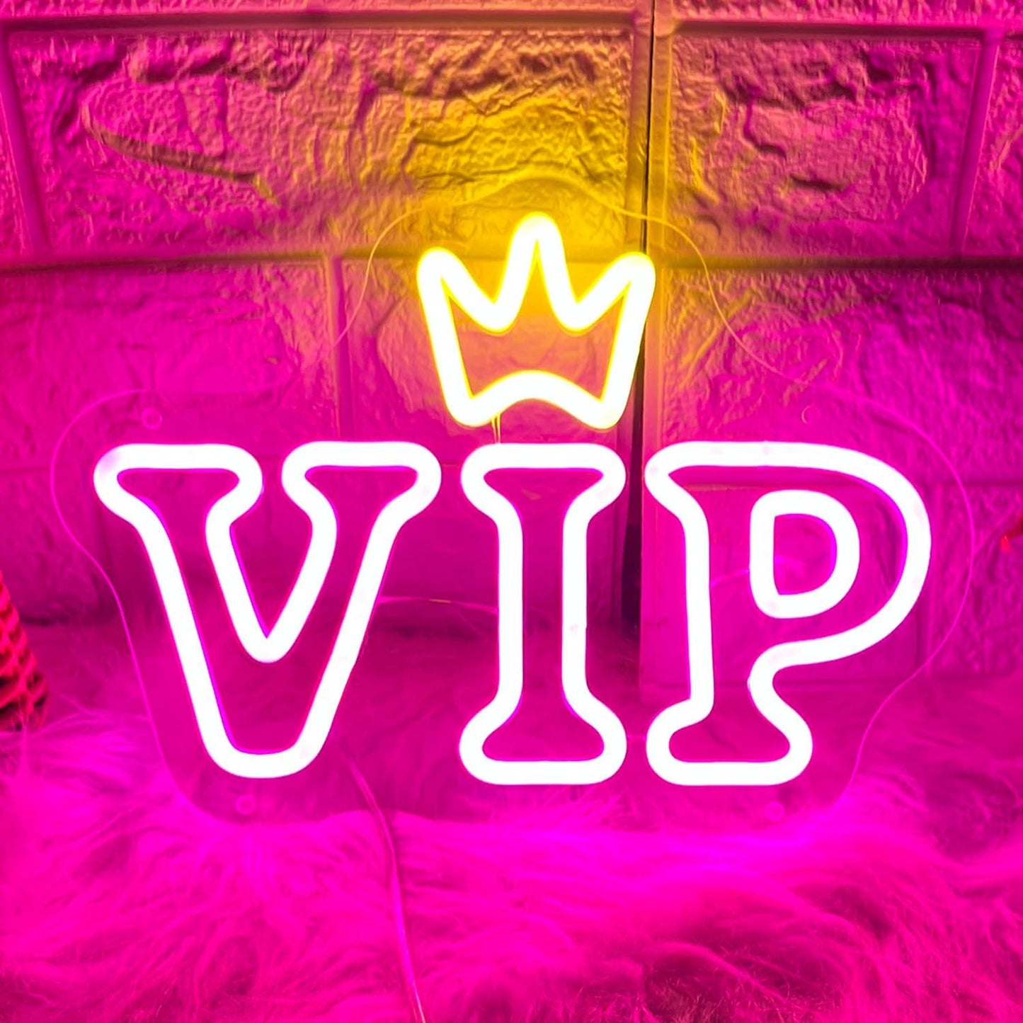 LED VIP neon light for bar or event decoration