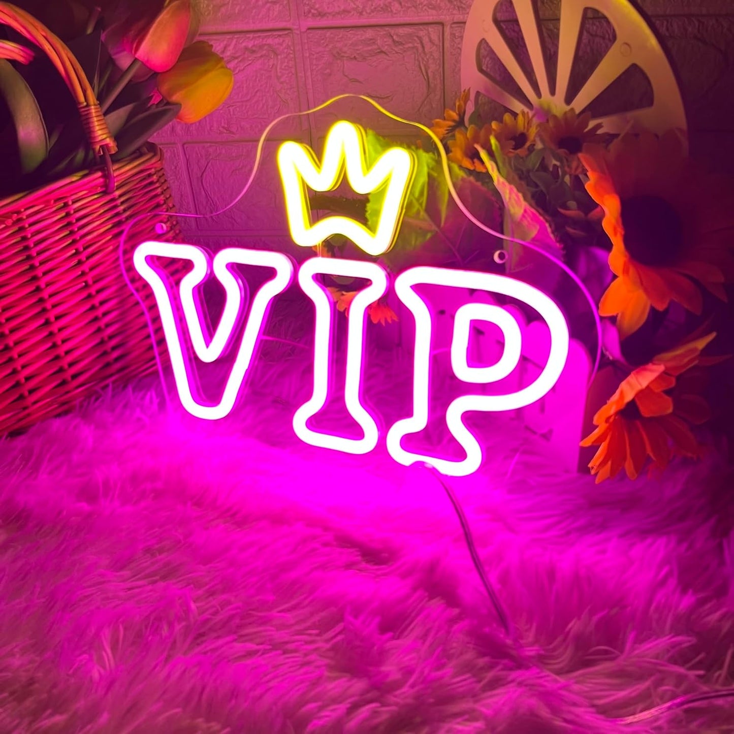 LED VIP neon light for bar or event decoration