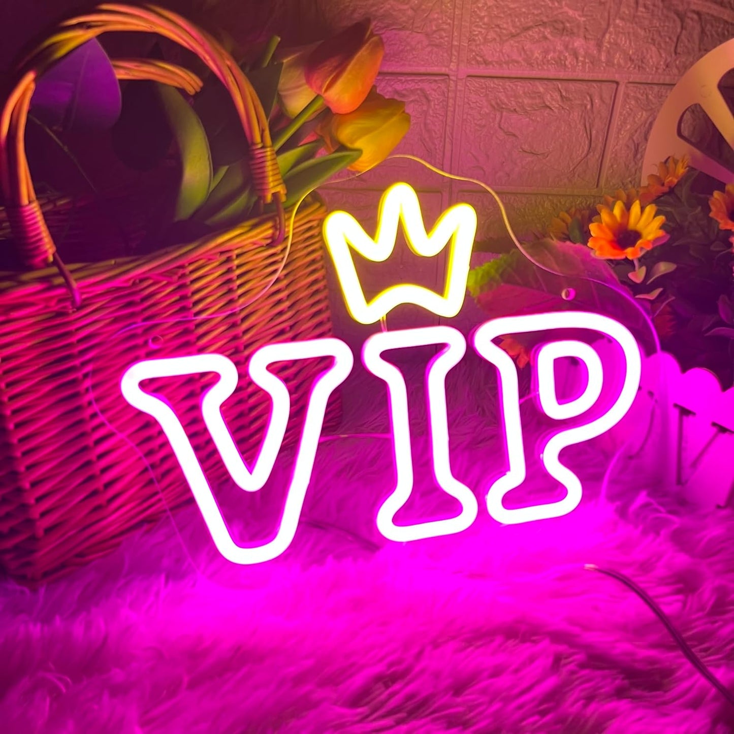LED VIP neon light for bar or event decoration