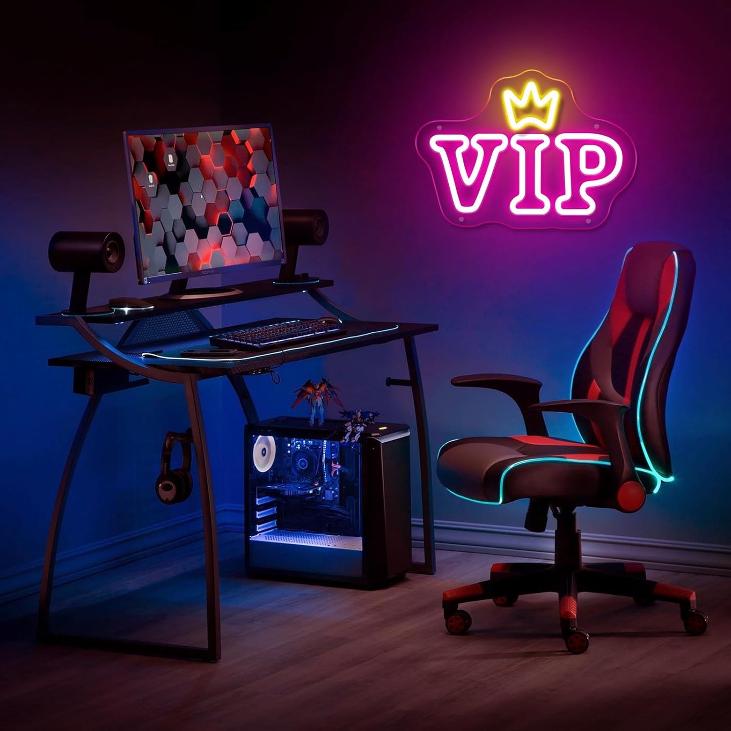 LED VIP neon light for bar or event decoration