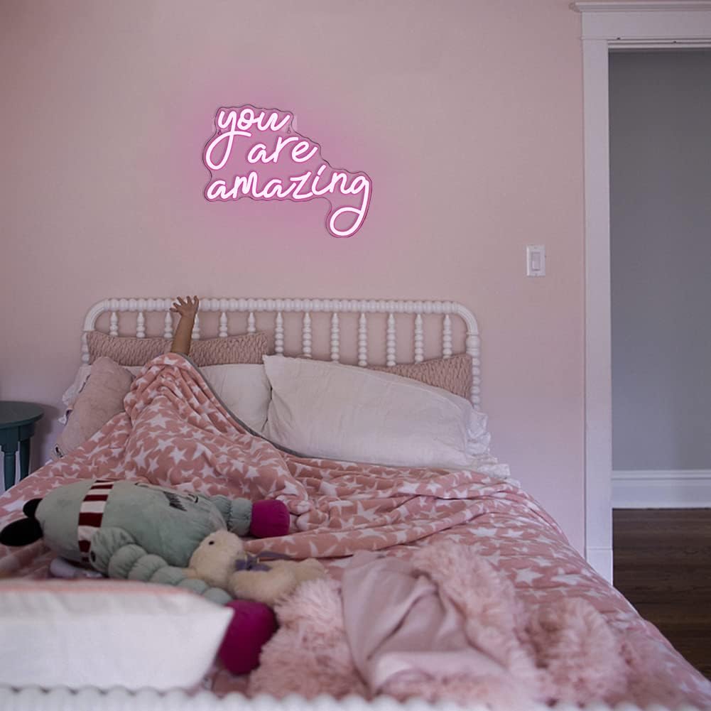 You Are Amazing Neon Sign - LED Light for Inspirational Home & Bedroom Decor - Deen neon
