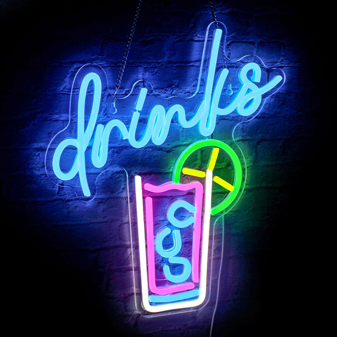 🍹 Light Up Your Space with a Trendy Drinks Neon Sign! 🍹