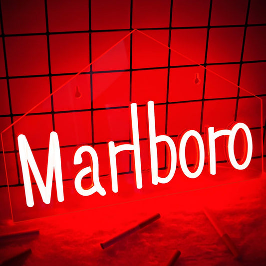 Illuminate Your Space with the Marlbolo Glowing Neon Sign
