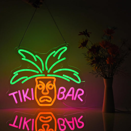Bring the Island Vibes Home: Why a TIKI BAR Neon Sign Is the Ultimate Decor Upgrade
