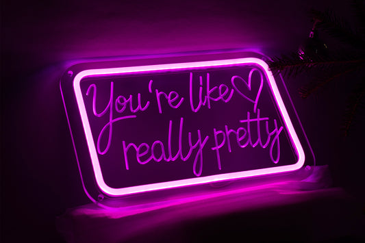 You are like really pretty Neon sign,1st Birthday Neon Light with USB Interefece,One Led Light for Birthday Party,Gifts,Baby Decor,Wedding - Deen neon