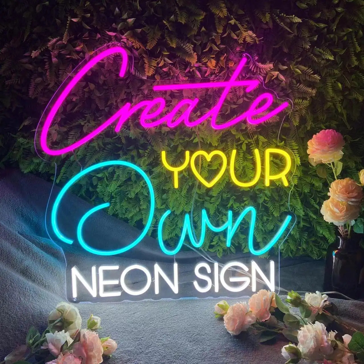 【Customized products,contact us】Customized acrylic LED neon wall-mounted decorative electronic display screen by manufacturer, used for commercial advertising. - Deen neon