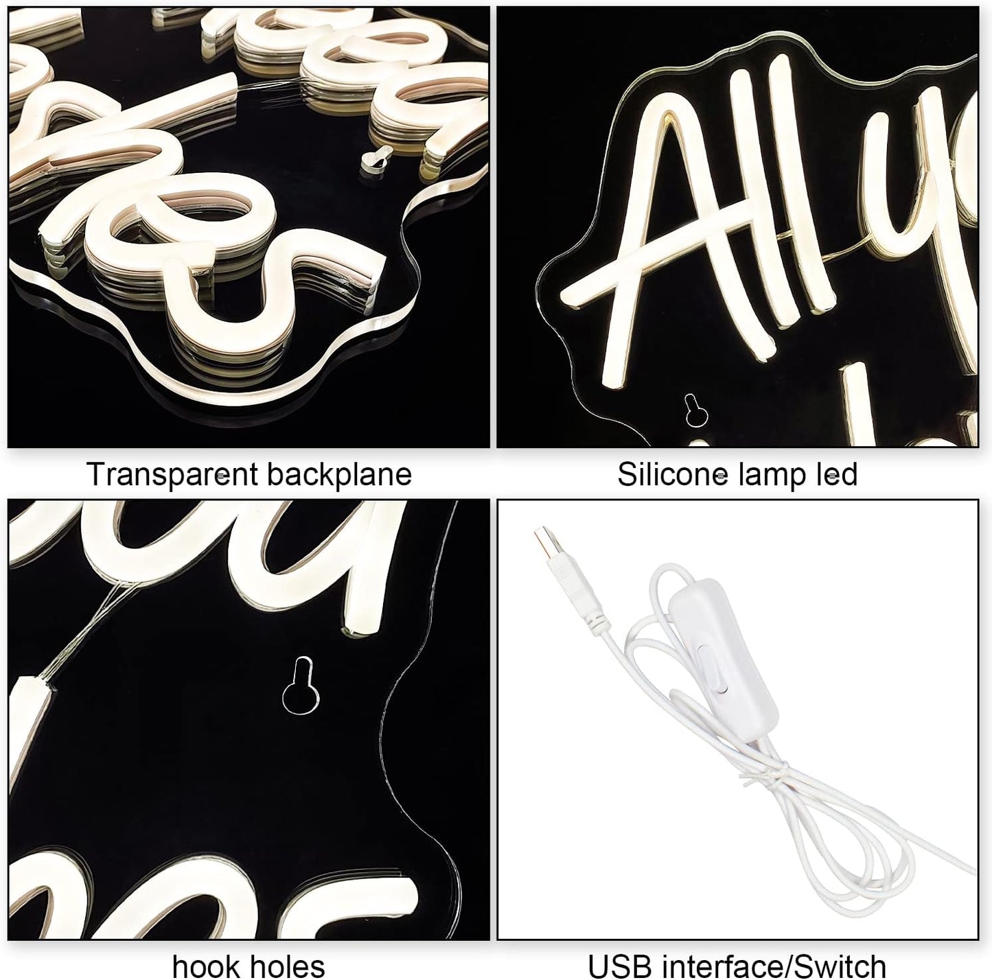 All You Need is Love Lashes Neon Sign - LED Light for Eyelash Salon & Beauty Decor - Deen neon