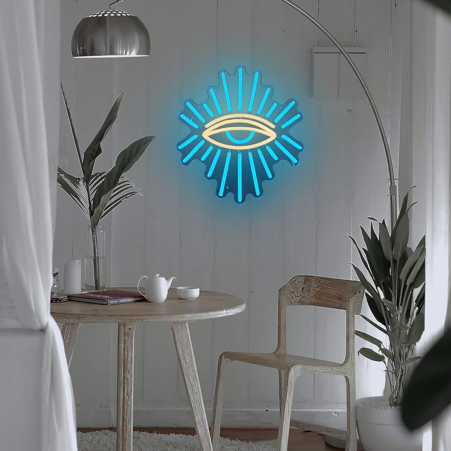 All Seeing Eye Neon Sign - LED Wall Light for Aesthetic Room & Spiritual Decor - Deen neon