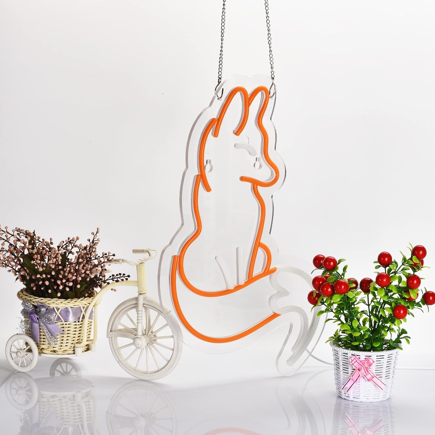 Fox Neon Sign – Cute LED Wall Light for Bedroom, Living Room & Game Room Decor - Deen neon