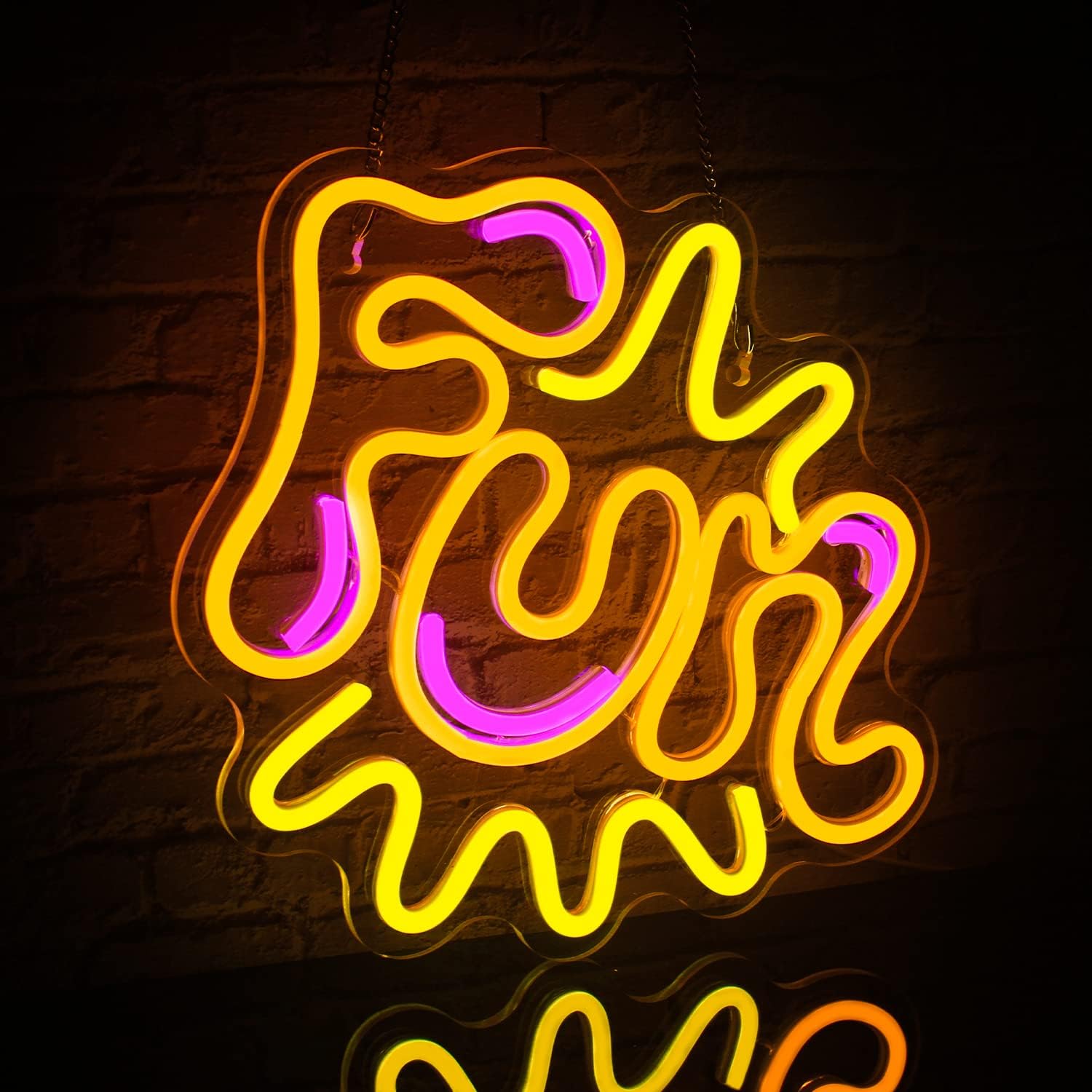 FUN Neon Sign - LED Wall Light for Party, Bar & Game Room Decor - Deen neon