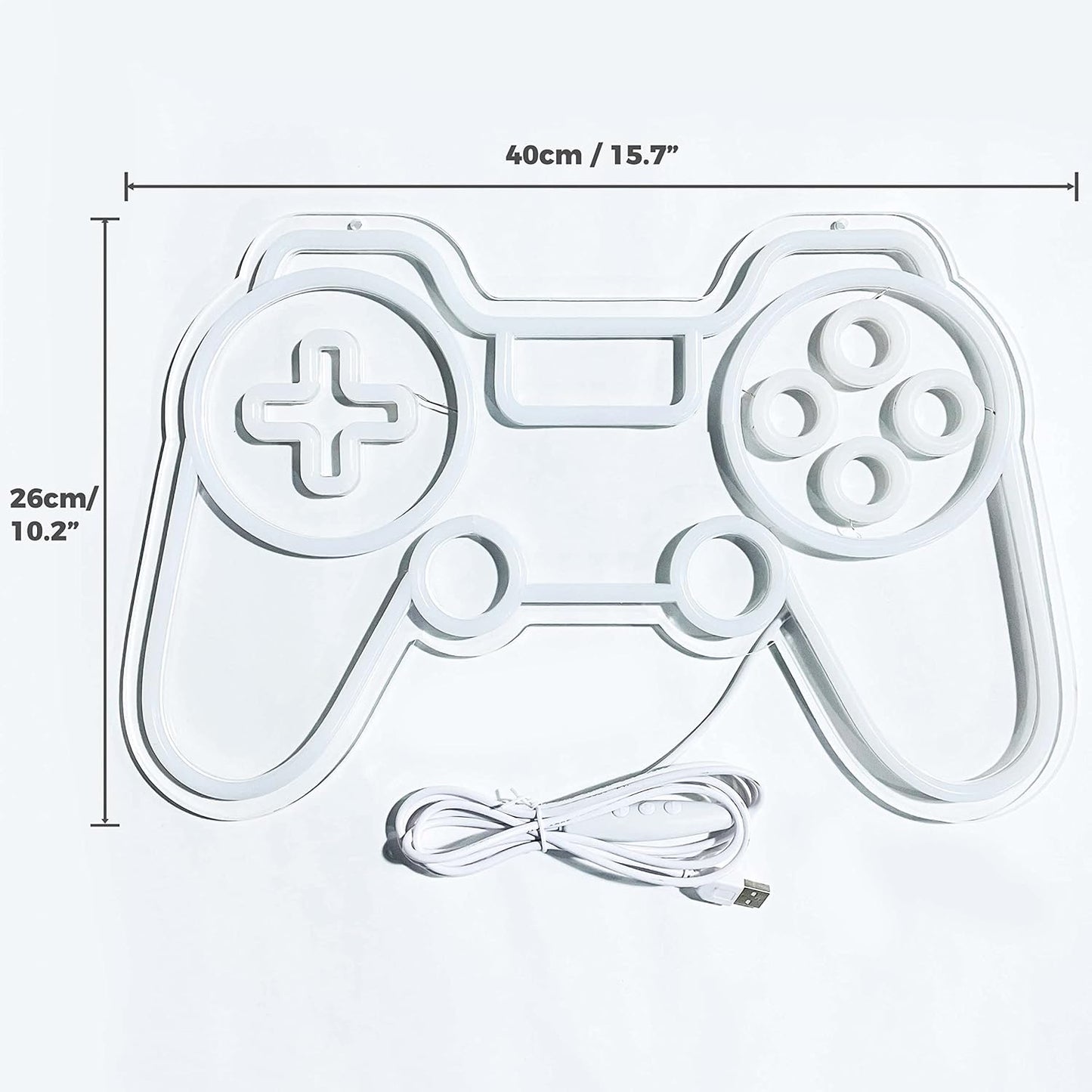 Gaming Controller Neon Sign - LED Wall Light for Game Rooms & Streamers - Deen neon
