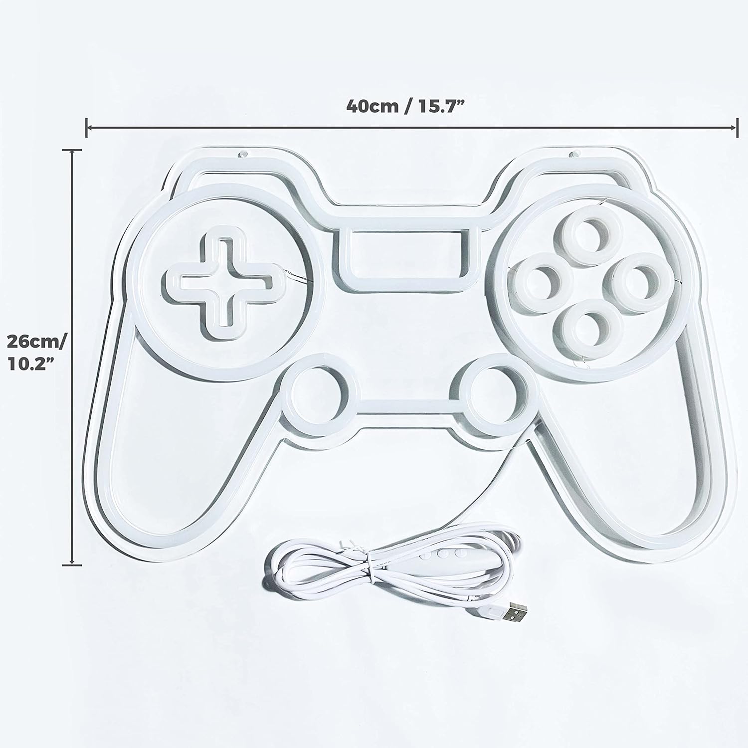 Gaming Controller Neon Sign - LED Wall Light for Game Rooms & Streamers - Deen neon
