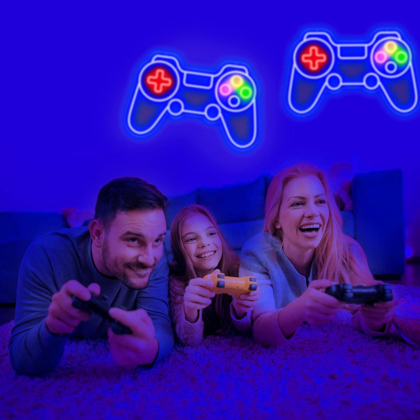 Gaming Controller Neon Sign - LED Wall Light for Game Rooms & Streamers - Deen neon