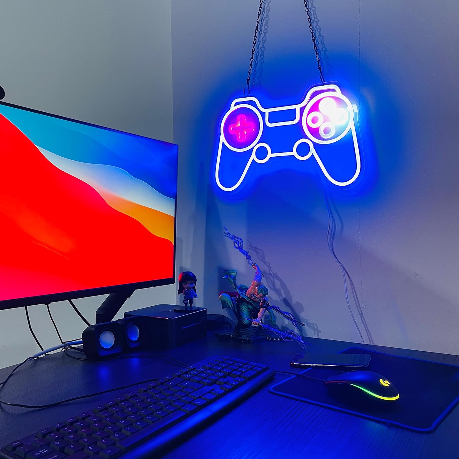 Gaming Controller Neon Sign - LED Wall Light for Game Rooms & Streamers - Deen neon