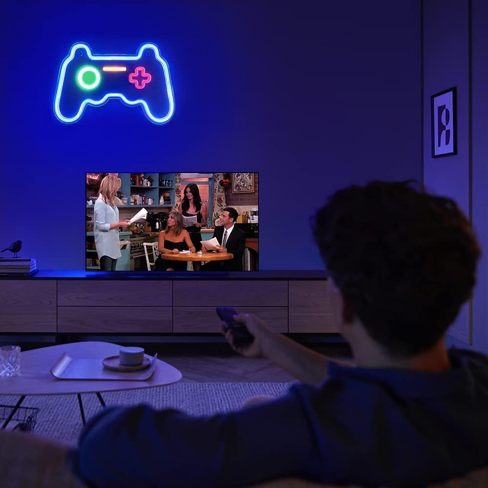 Gaming Controller LED Neon Sign – Cool Gamer Room Wall Light