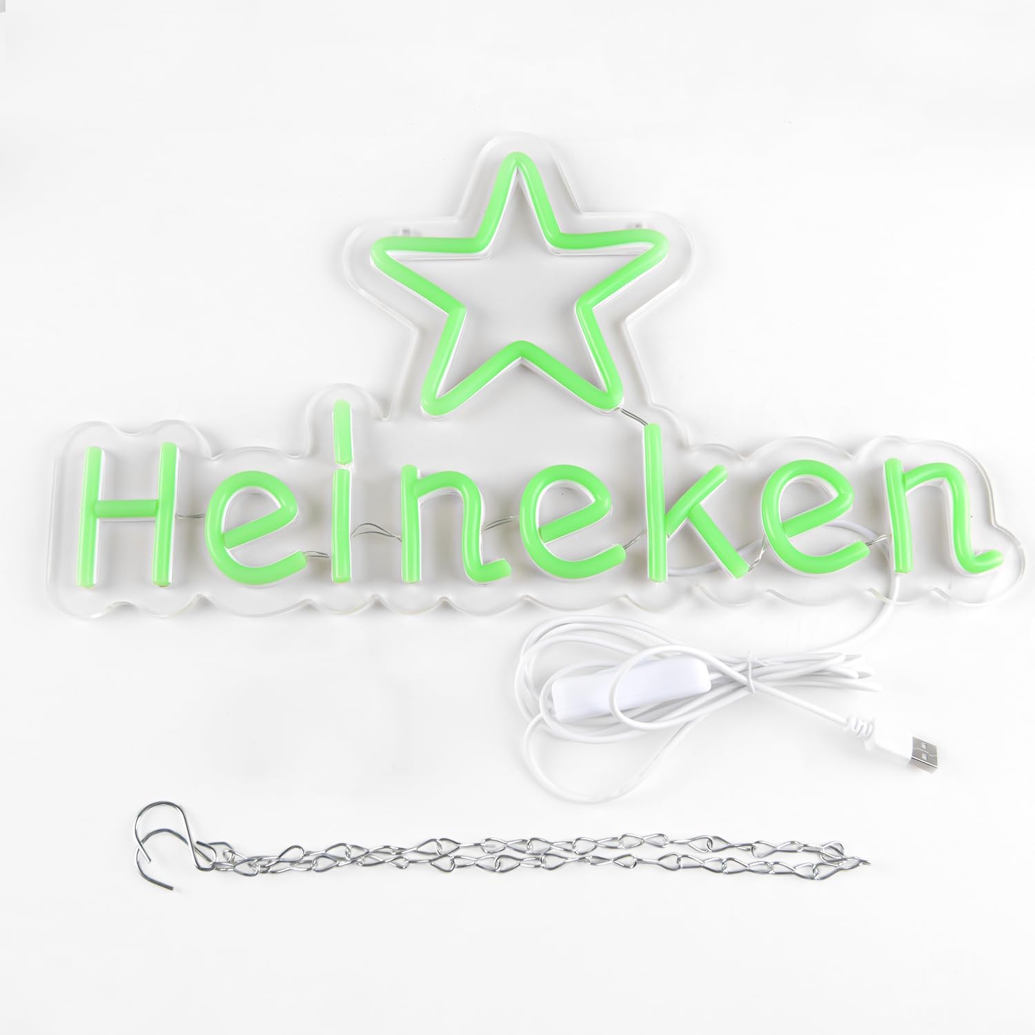 Green Beer Neon Sign – LED Bar Light for Home, Pub & Party Décor - Deen neon