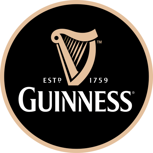 Guinness beer round LED neon sign for Irish pub and home bar wall décor