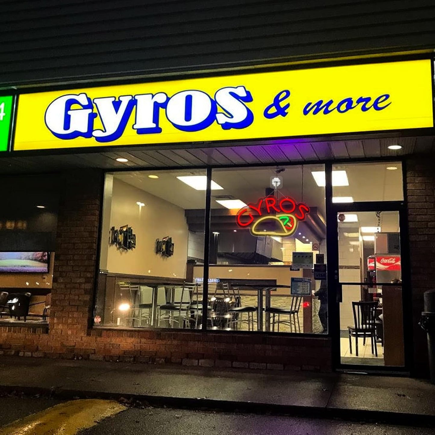 Gyros Neon Sign – LED Light for Restaurant, Kitchen & Foodie Decor - Deen neon