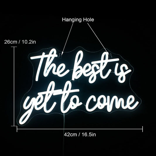 Positive quote LED neon sign for home or office wall

