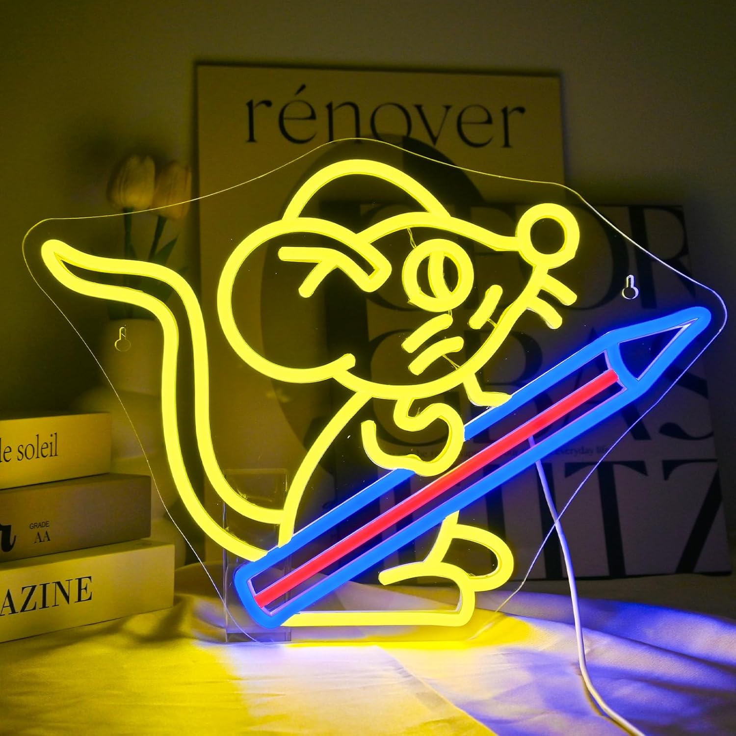 mouse-holding-pen-neon-sign-led-light