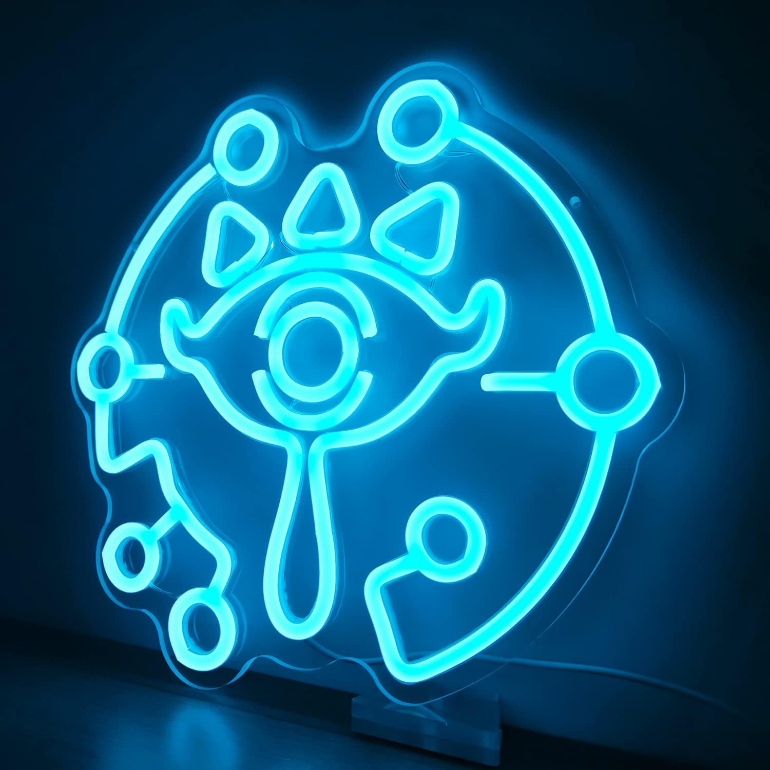 Sheikah Eye LED Neon Sign - Gaming Wall Decor for Zelda Fans & Game Room - Deen neon