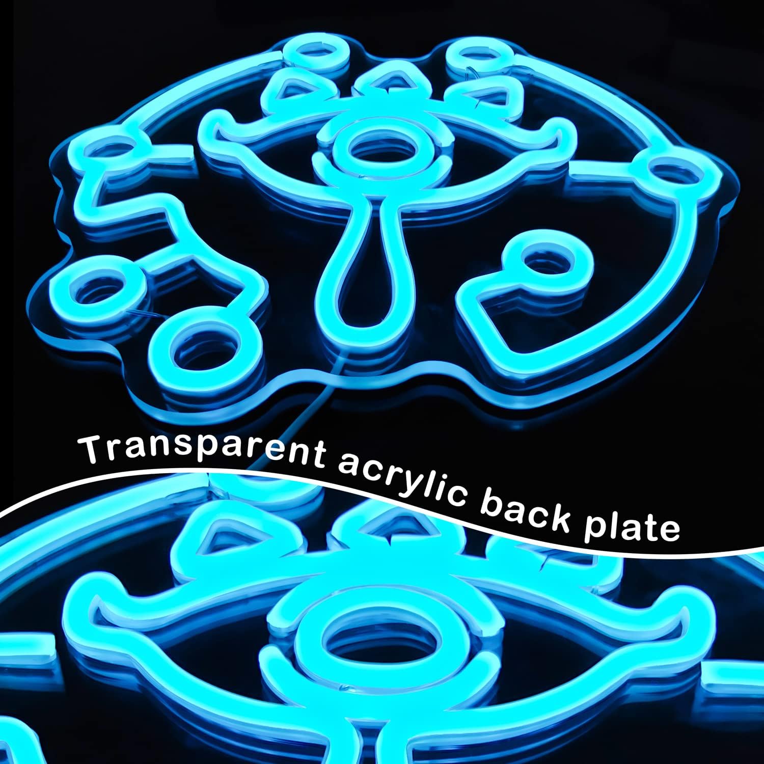 Sheikah Eye LED Neon Sign - Gaming Wall Decor for Zelda Fans & Game Room - Deen neon